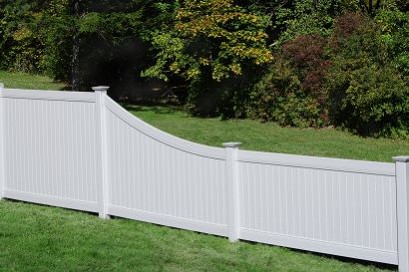 Swoop Chesterfield Vinyl Fence